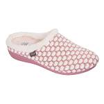 CREAMY KNITTEXT-W PINK/WHI 35