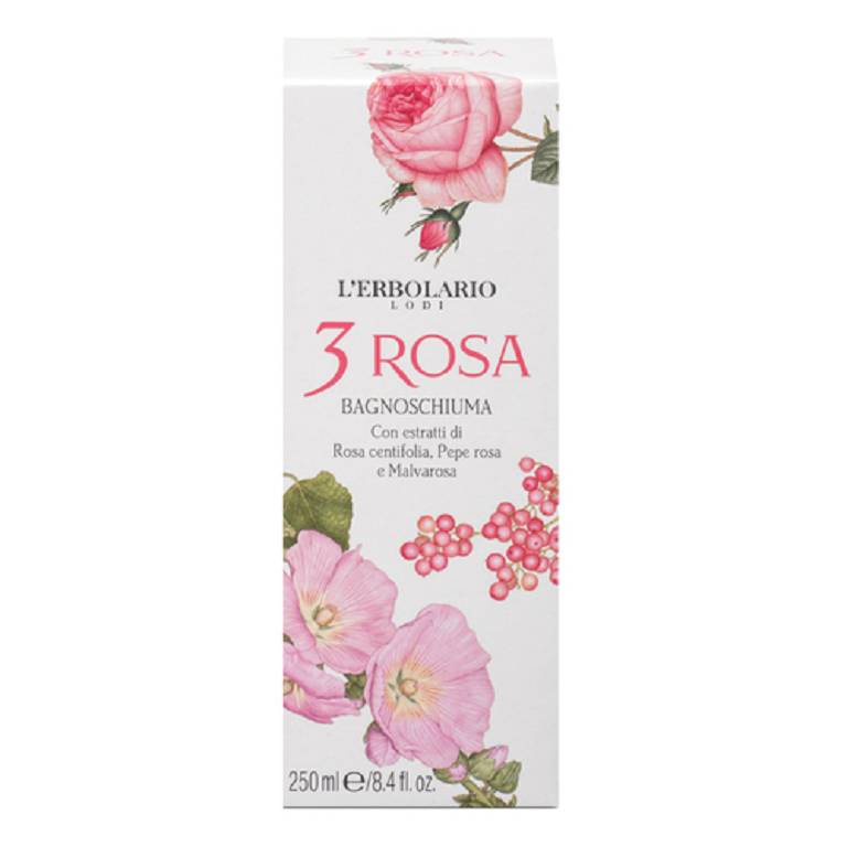 3 ROSA BAGNOSCHIUMA 250ML