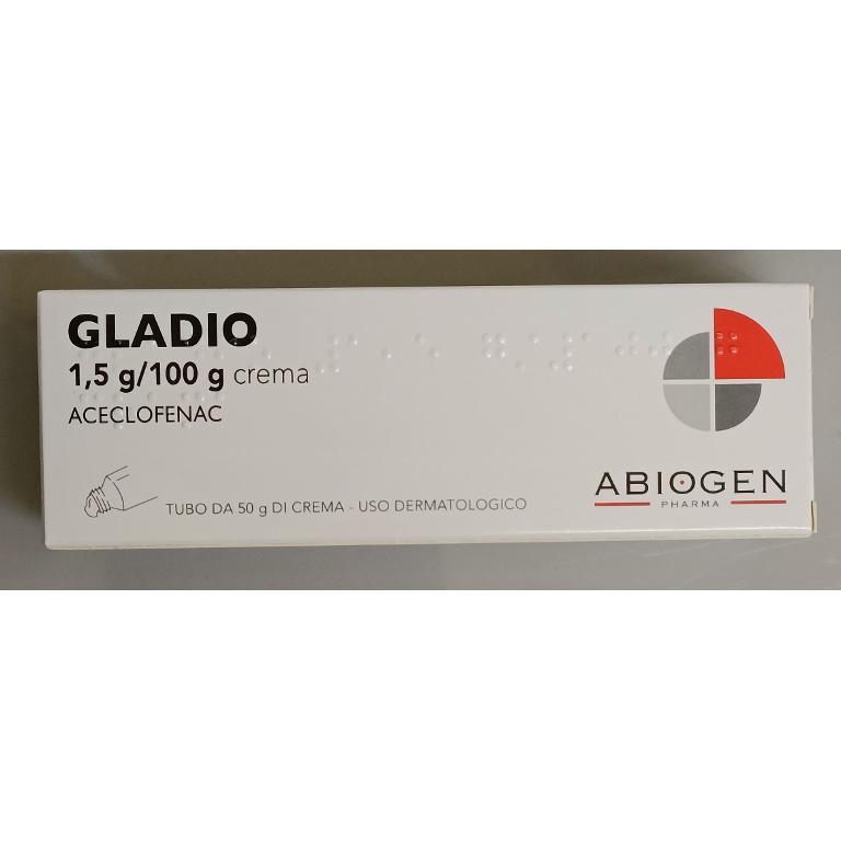 GLADIO*CREMA 50G 1,5G/100G SCADENZA LUGLIO 2025