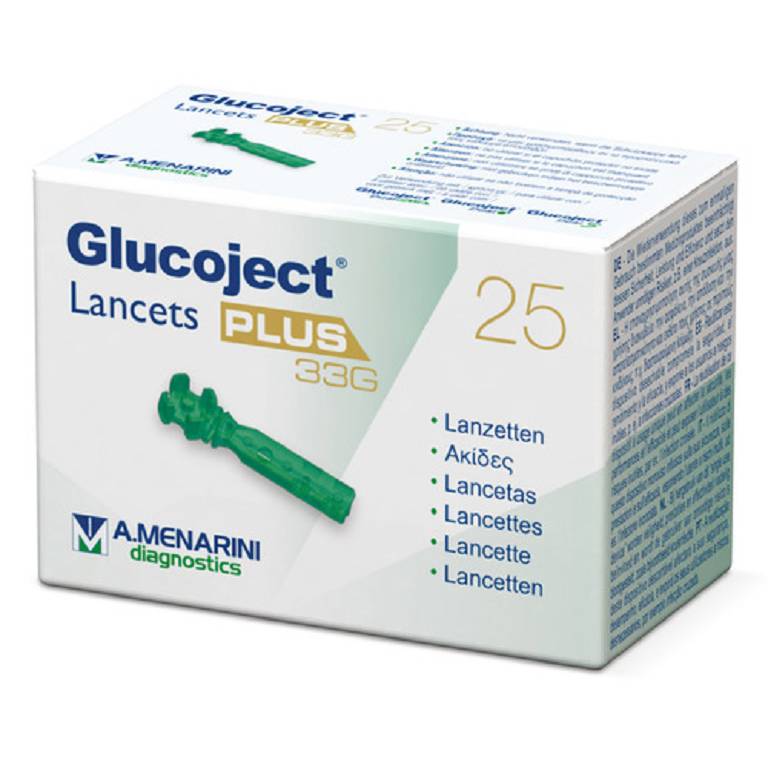 GLUCOJECT LANCETS PLUS G33 25P