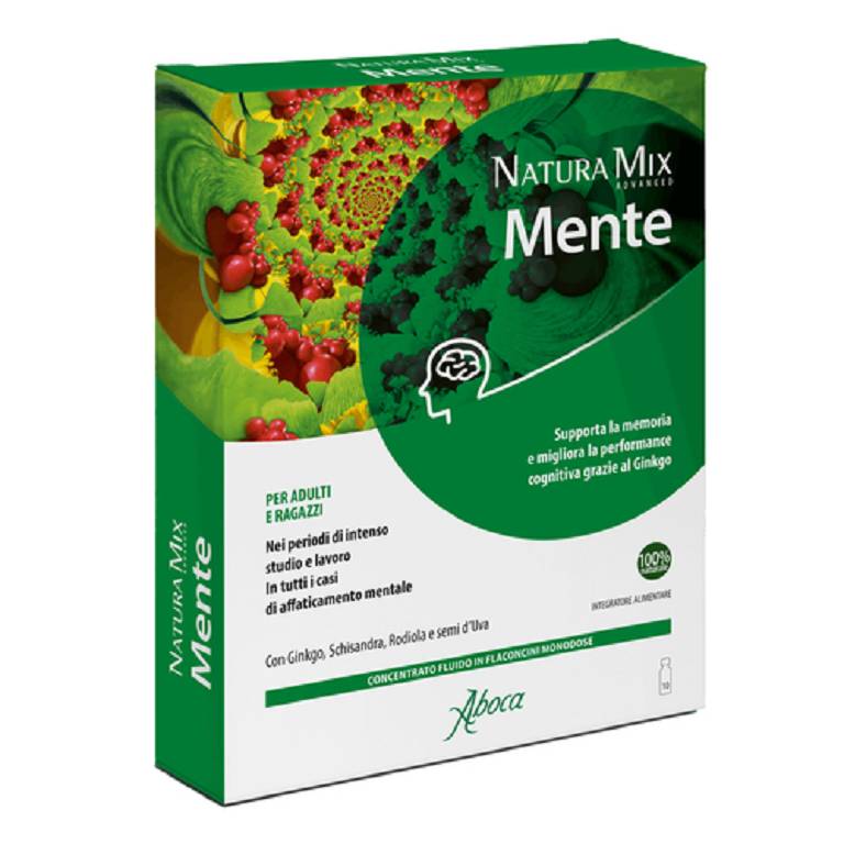 Natura Mix Advanced Mente - Concentrato Fluido Flaconcini Natura Mix Advanced Mente - Concentrato Fluido Flaconcini
