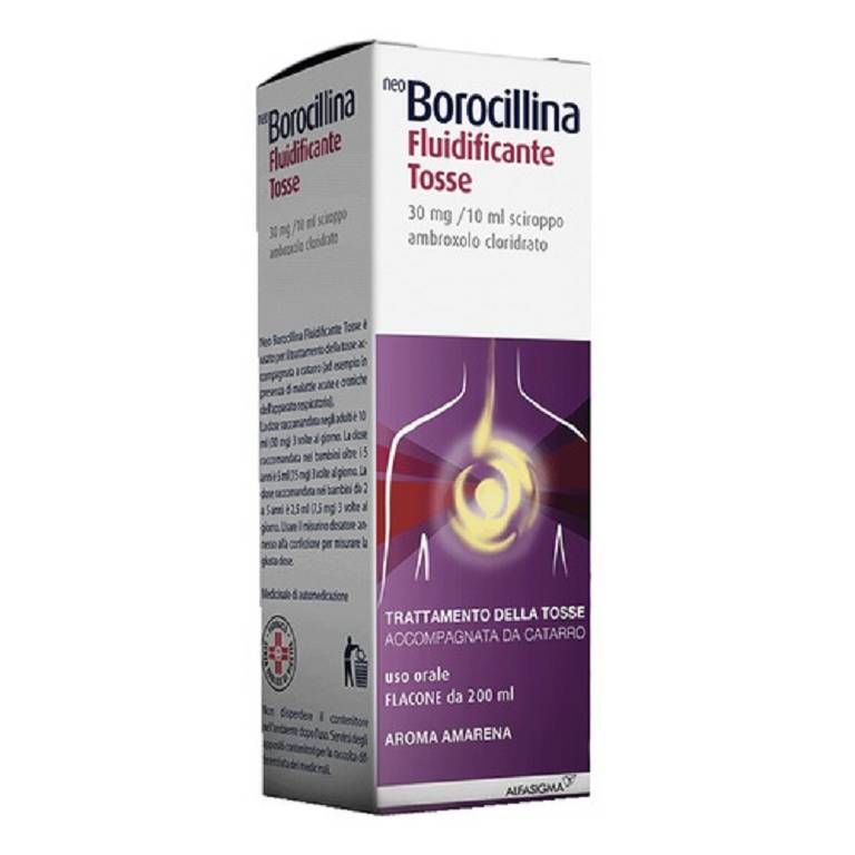 NEOBOROCILLINA FLUIDIFICANTE TOSSE SCIROPPO 200ML