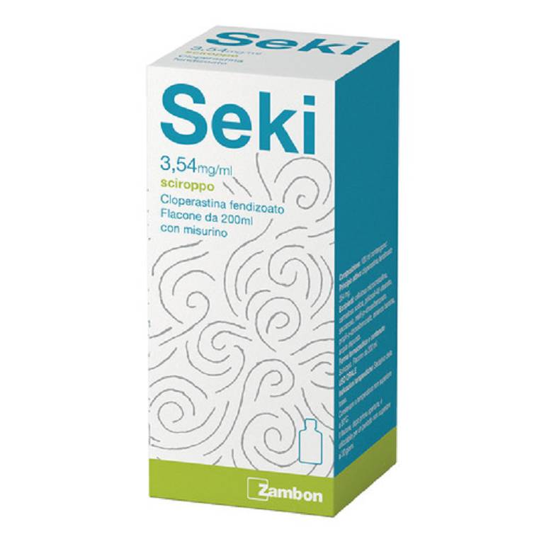 SEKI*SCIR FL 200ML 3,54MG/ML (CONFEZ DANNEGGIATA MA PRODOTTO INTEGRO)