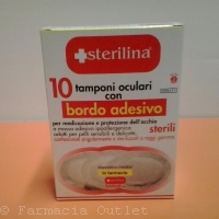 STERILINA TAMP OCUL C/ADES 10P